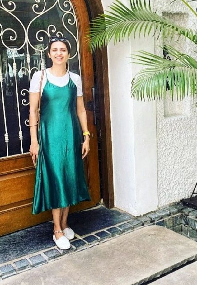 Satin Slip Dress