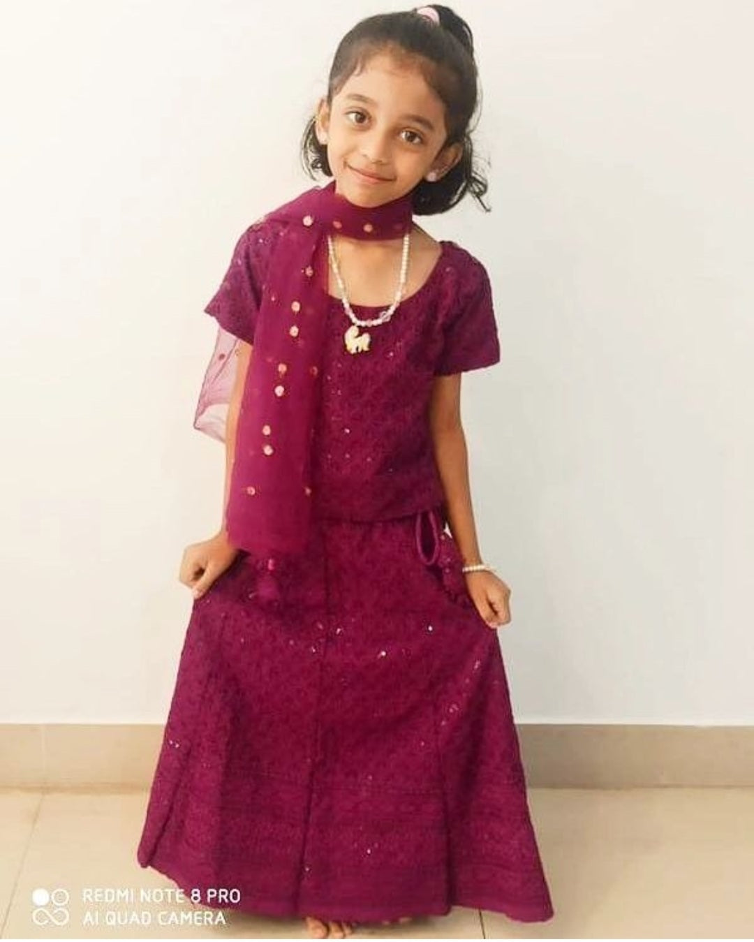 Chikan lehenga