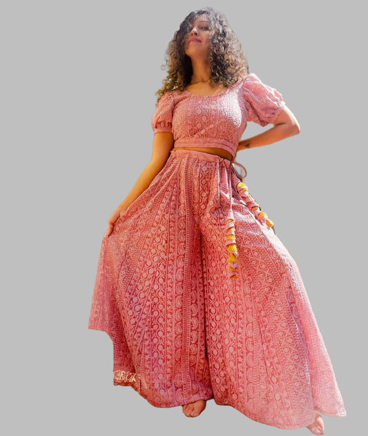 Empress crop top & sharara