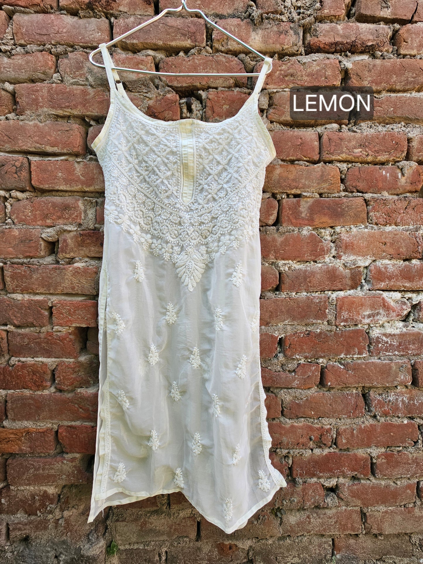 Strappy chikan kurtis