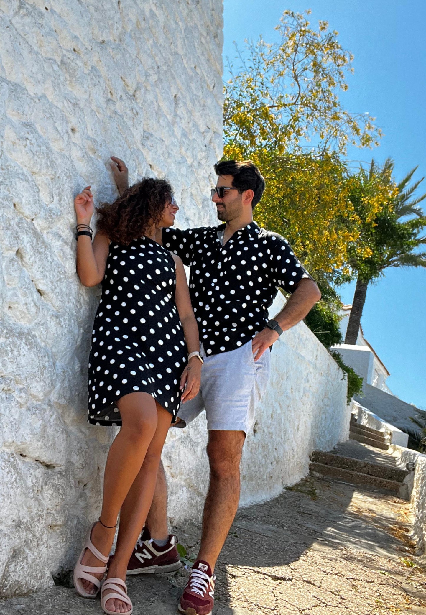 Polka dots island girl dress