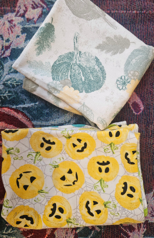 Pumpkin kitchen towels