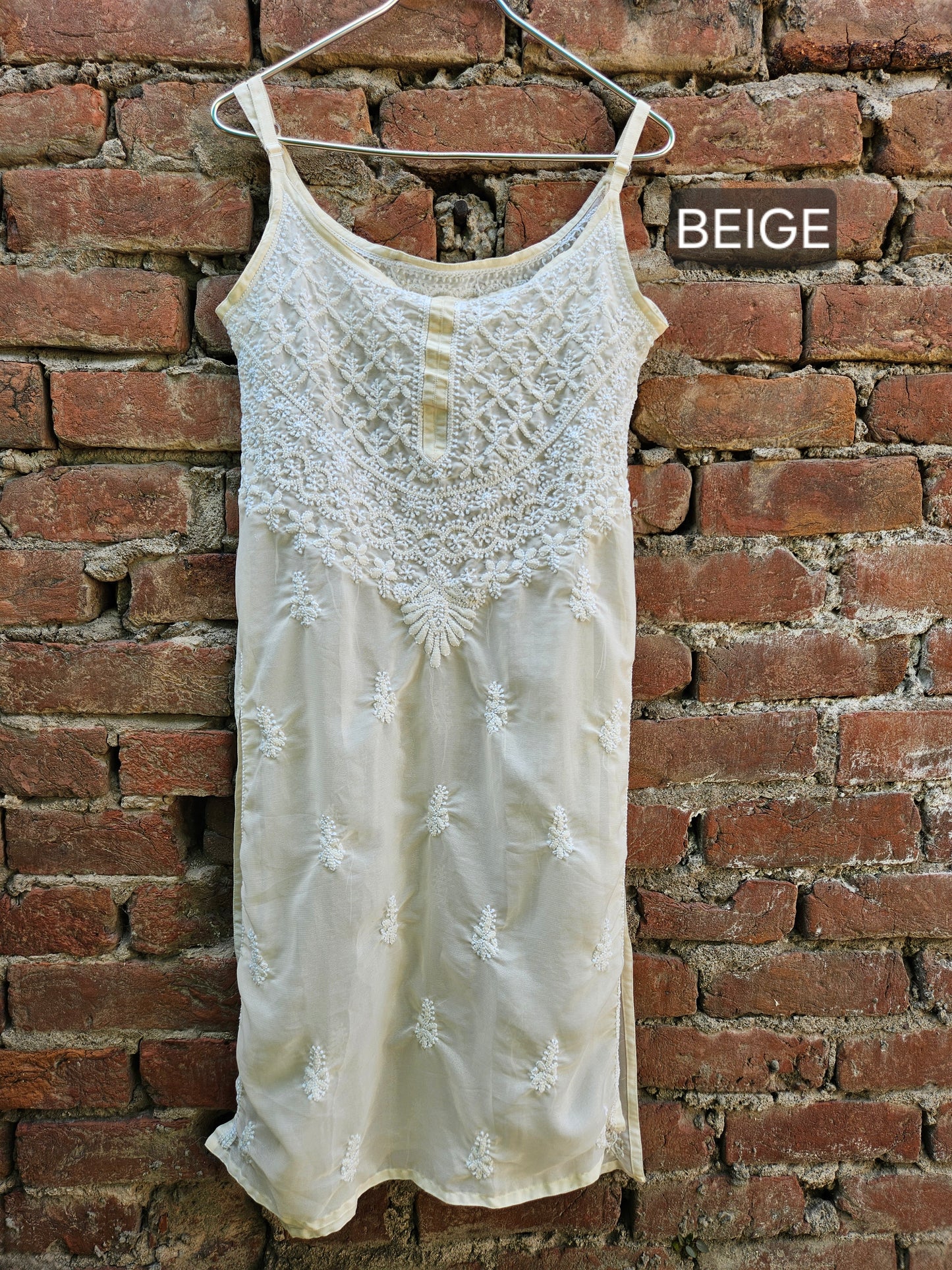 Strappy chikan kurtis