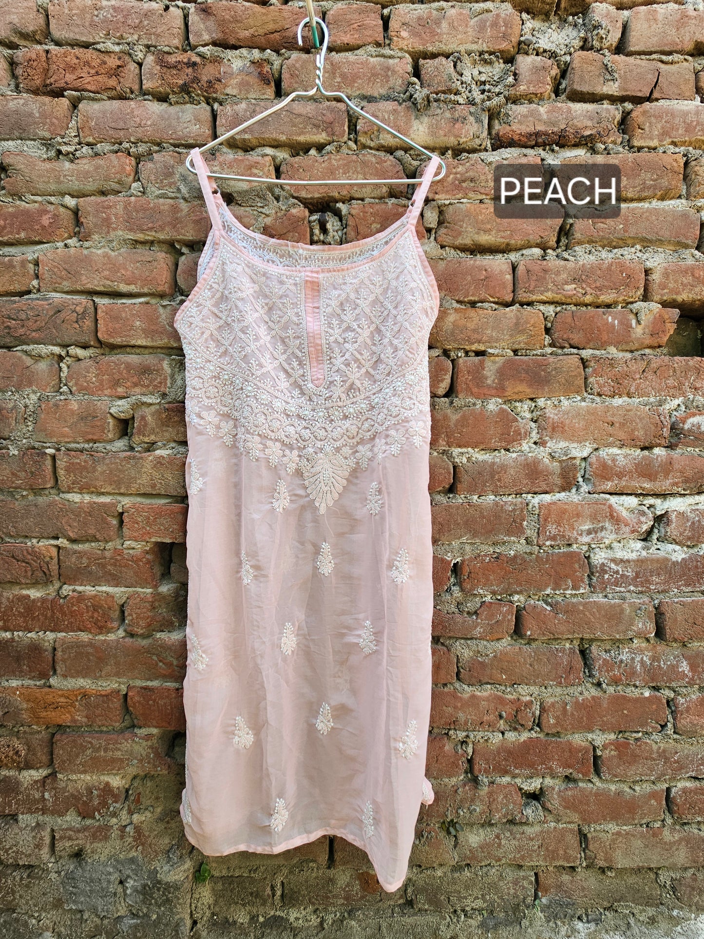 Strappy chikan kurtis