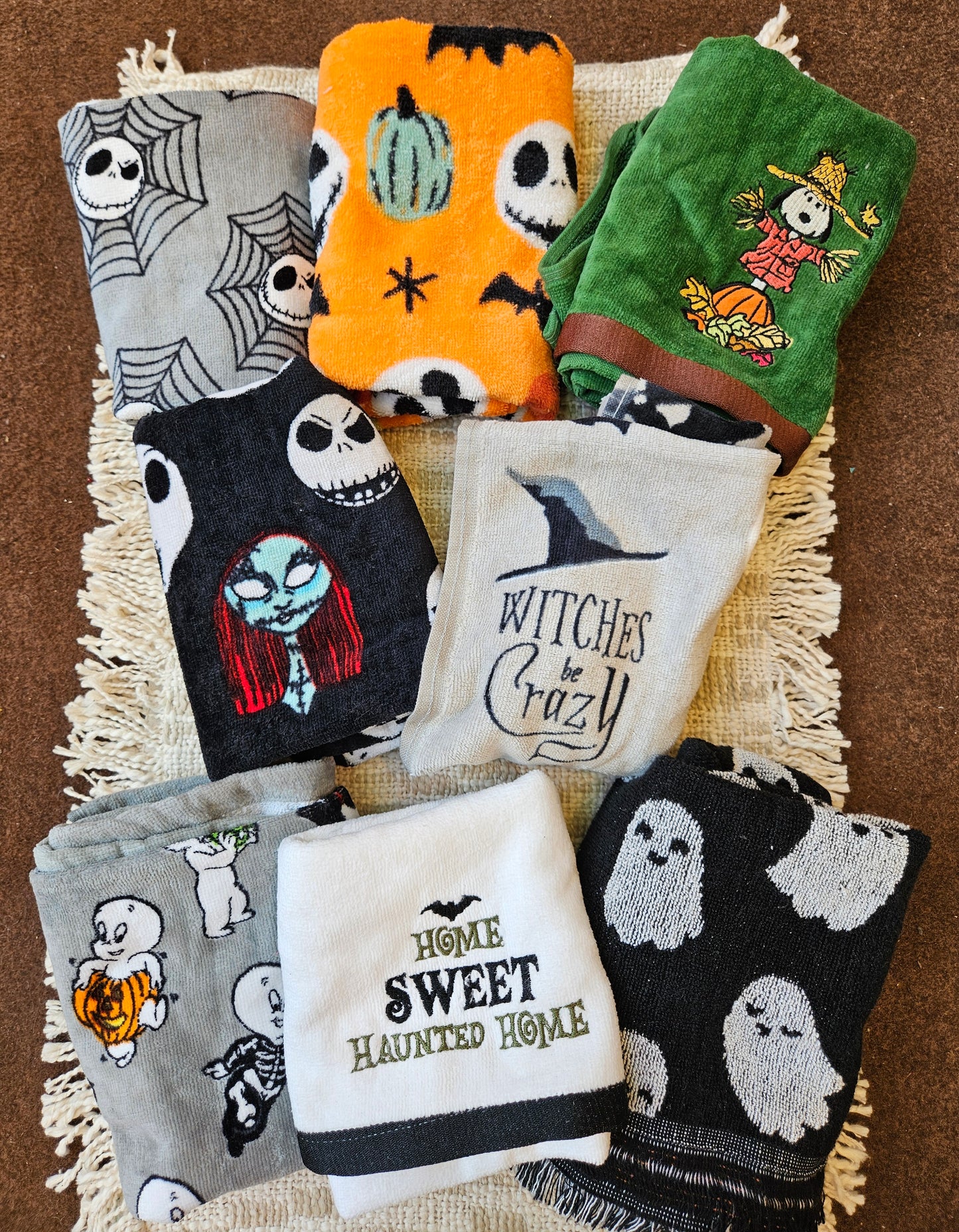 Halloween hand towels