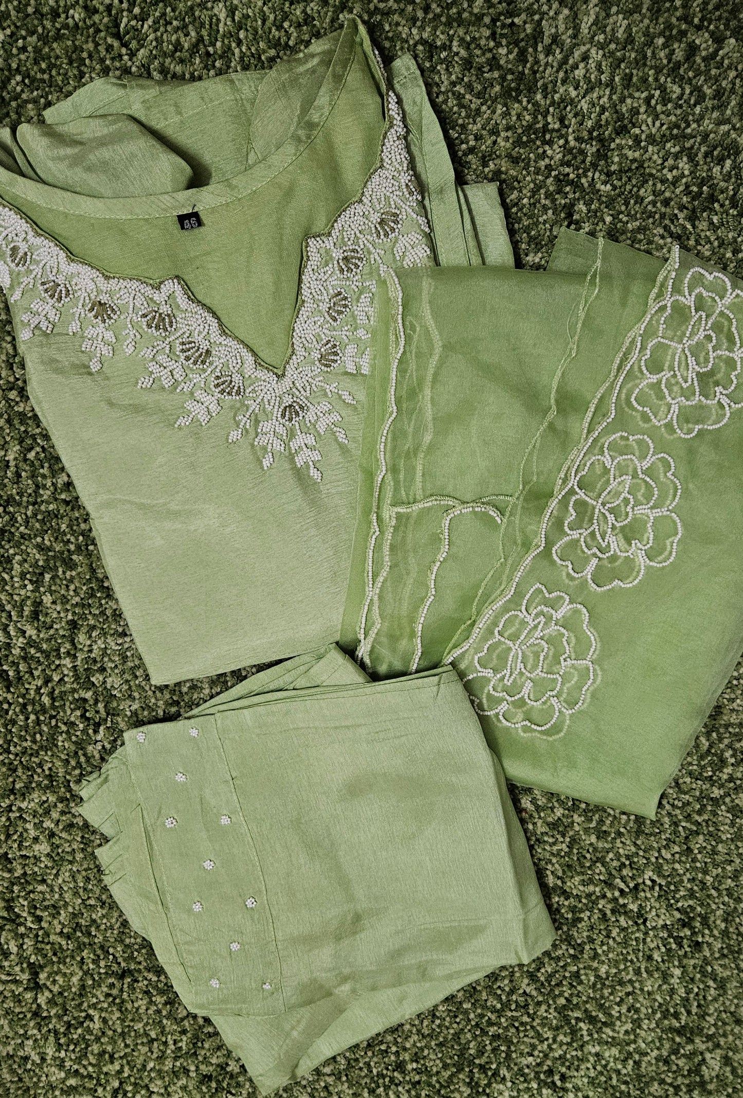 Theia dola silk suit
