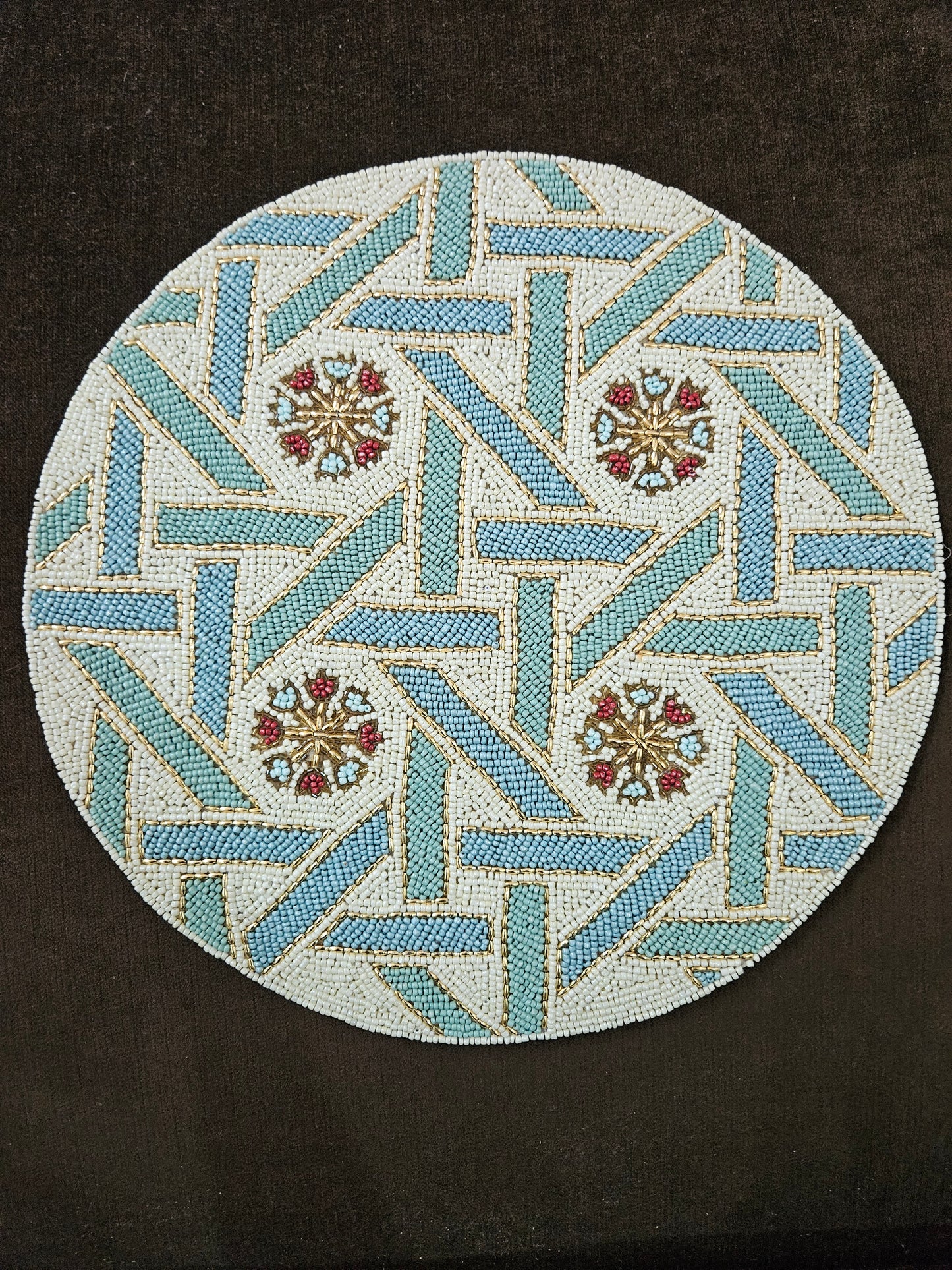 Greek Island Beadwork Mats