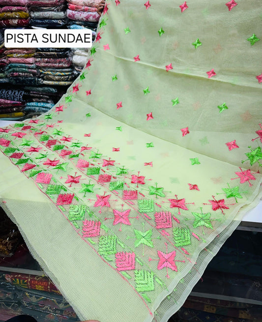 Kota dora phulkari dupatta