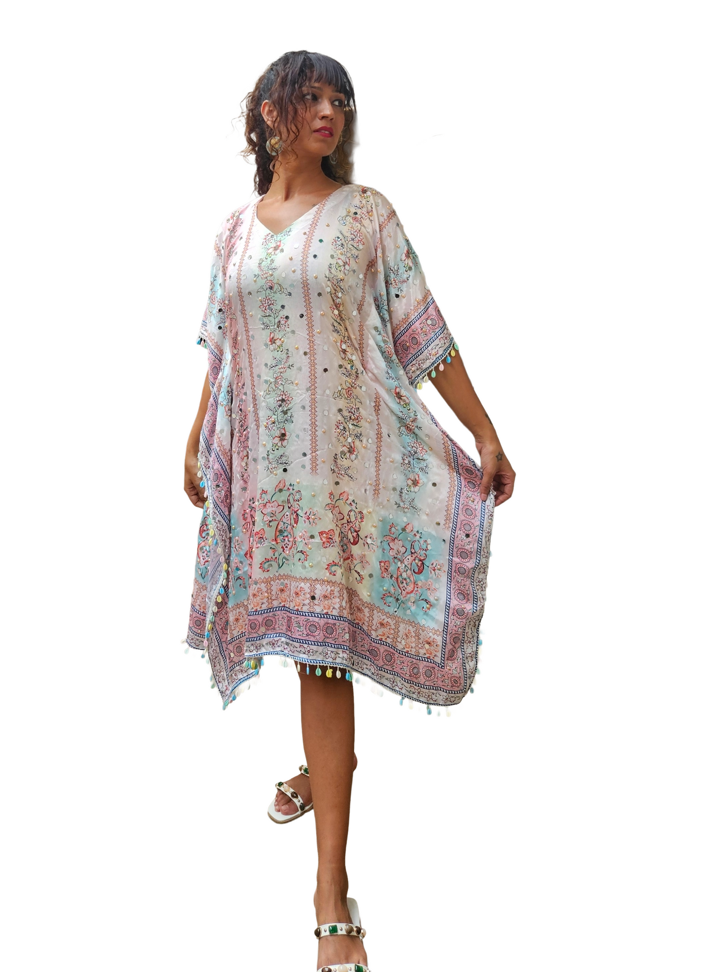 Chamkeeli Kaftan Dress