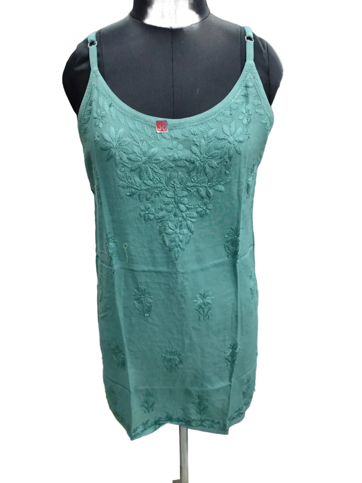 Strappy chikankari kurti