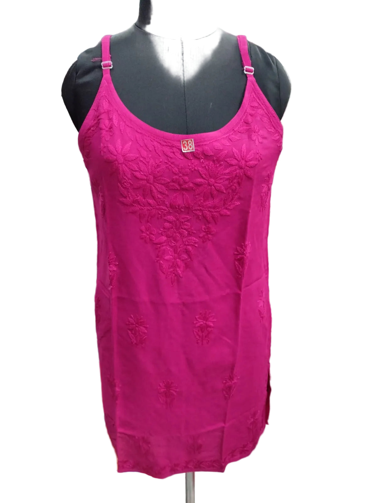 Strappy chikankari kurti