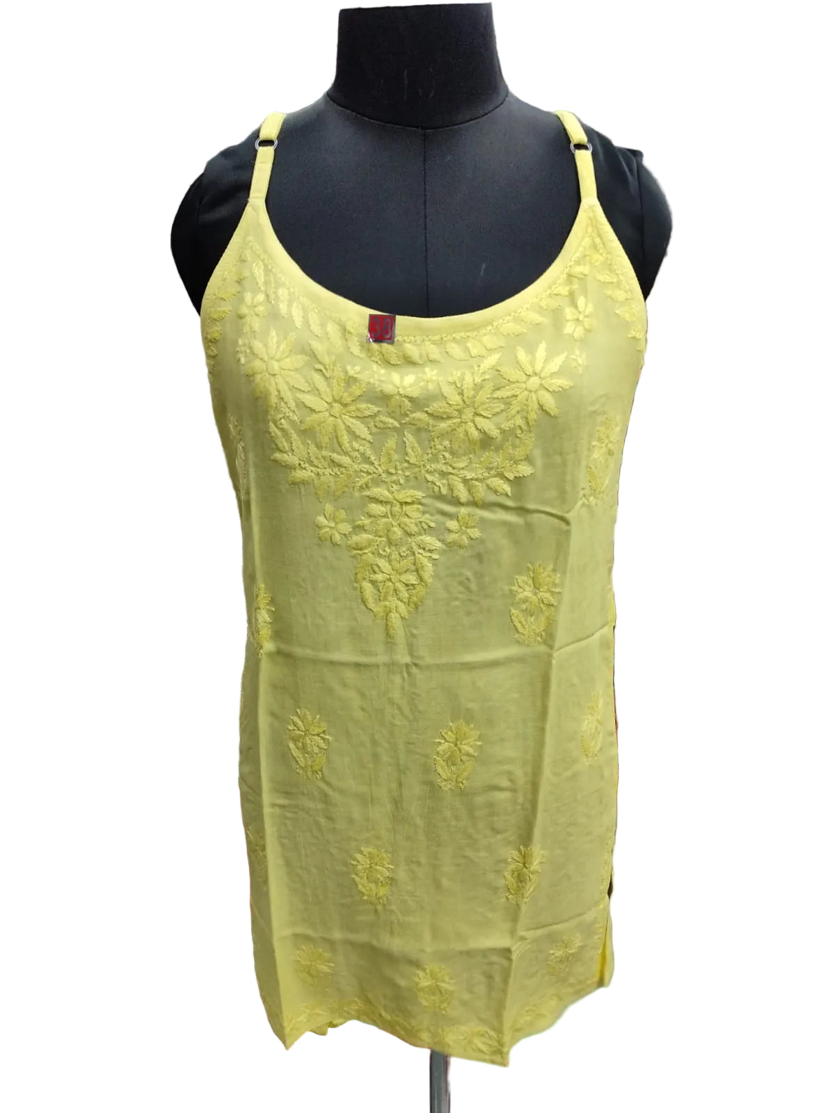 Strappy chikankari kurti