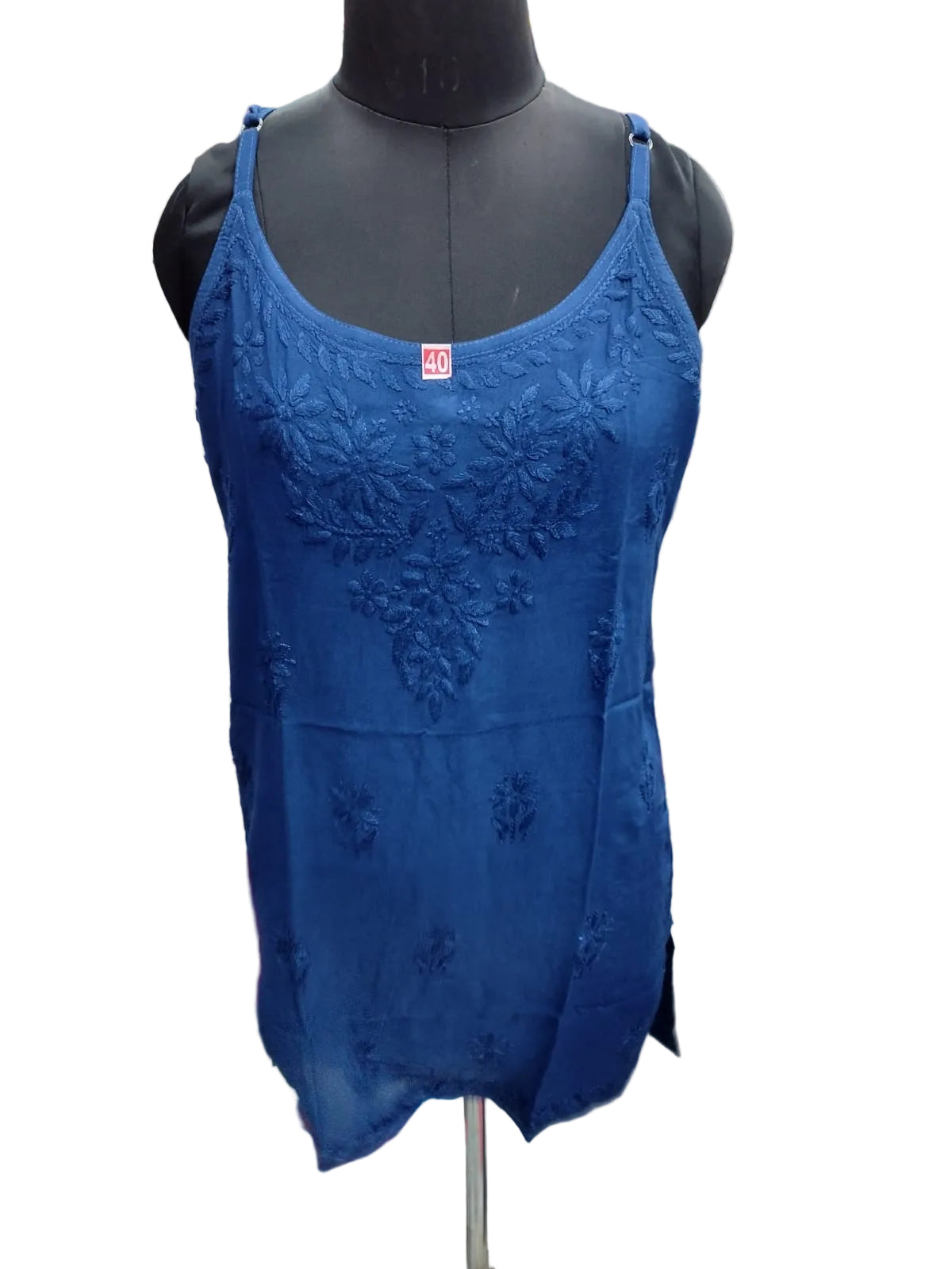 Strappy chikankari kurti