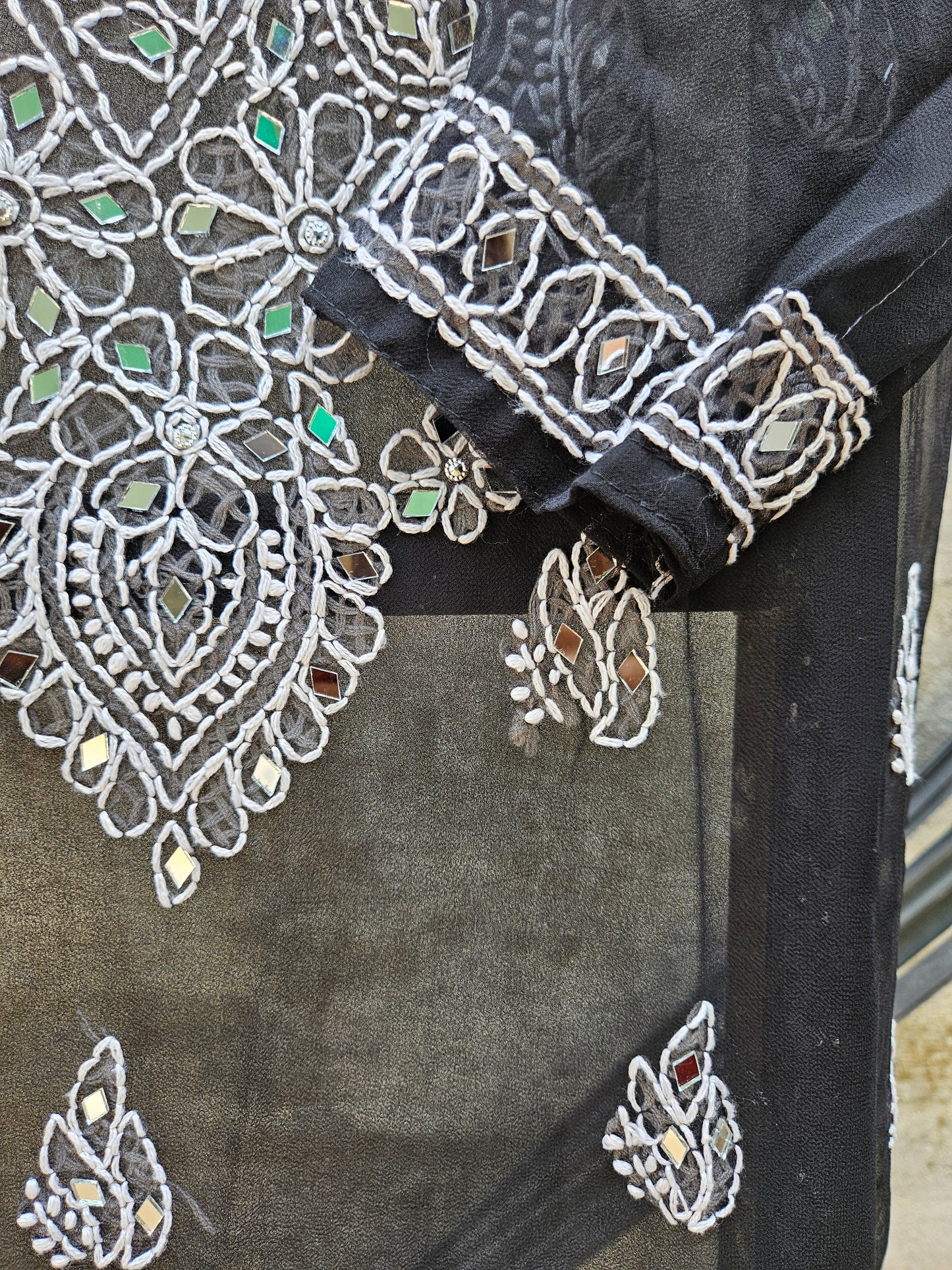 Lucknowi Mirror Work Kurti