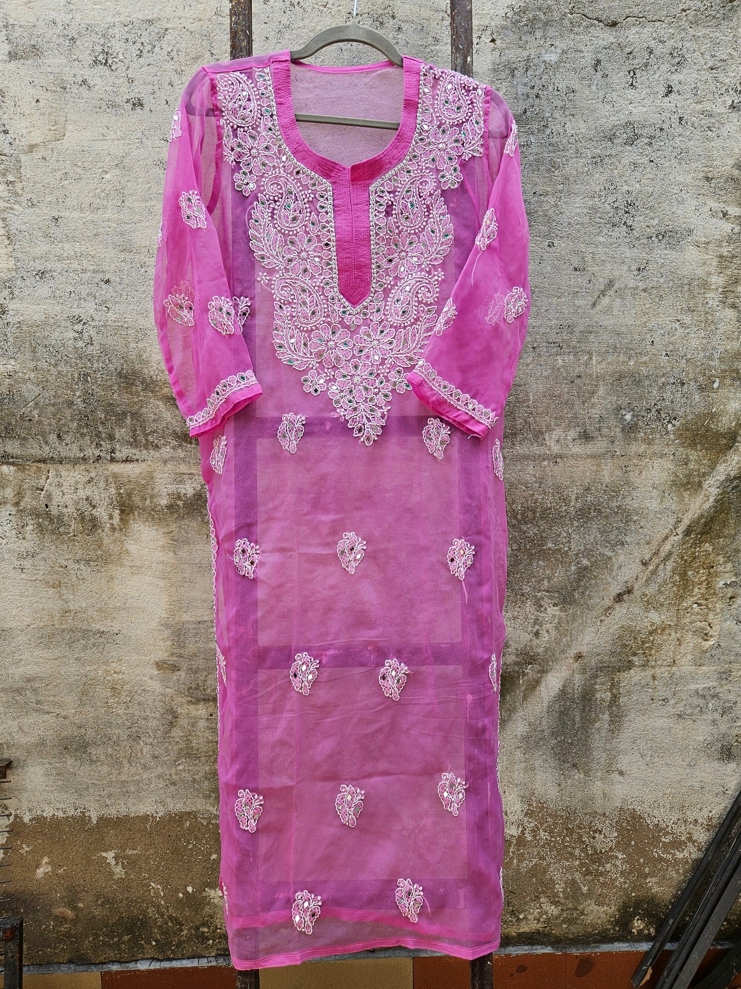Lucknowi Mirror Work Kurti