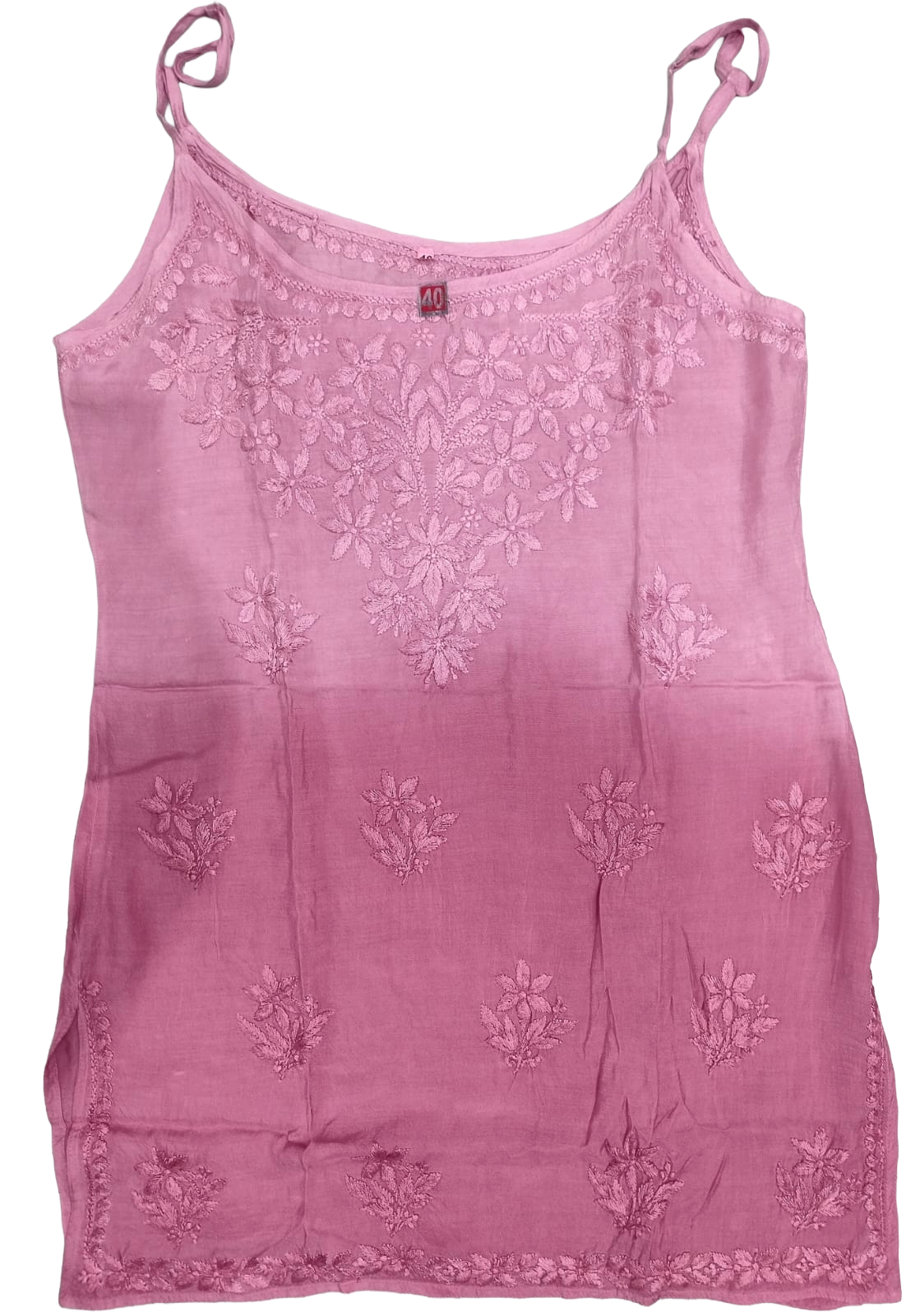 Muslin Ombre Spaghetti Top