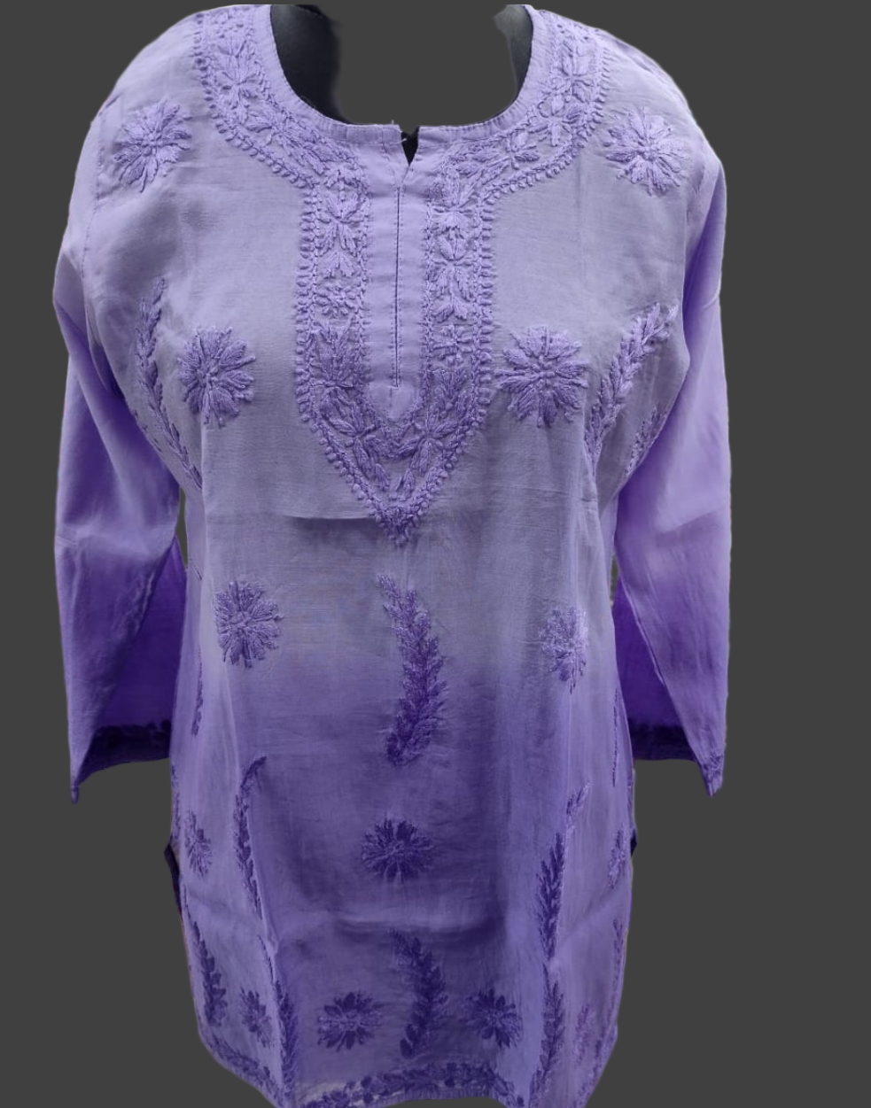 Mehrunisa chanderi ombre kurta