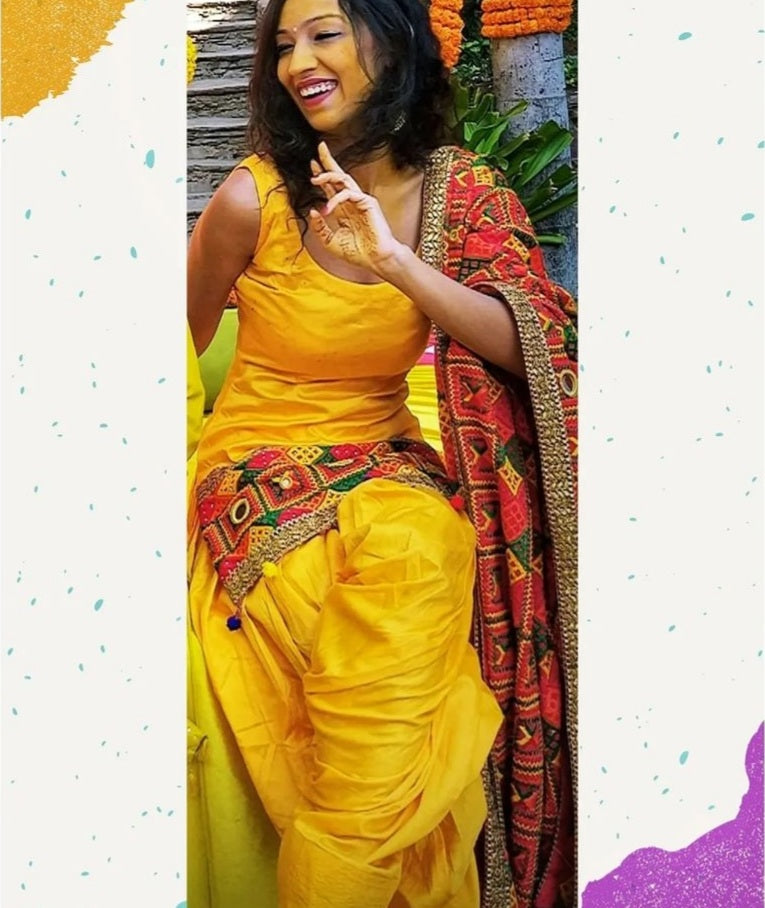 Veer Zaara Phulkari Suit