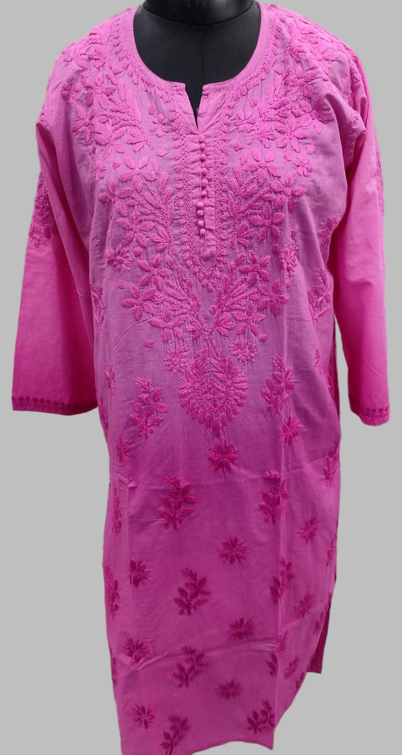 Mul cotton ombre kurta
