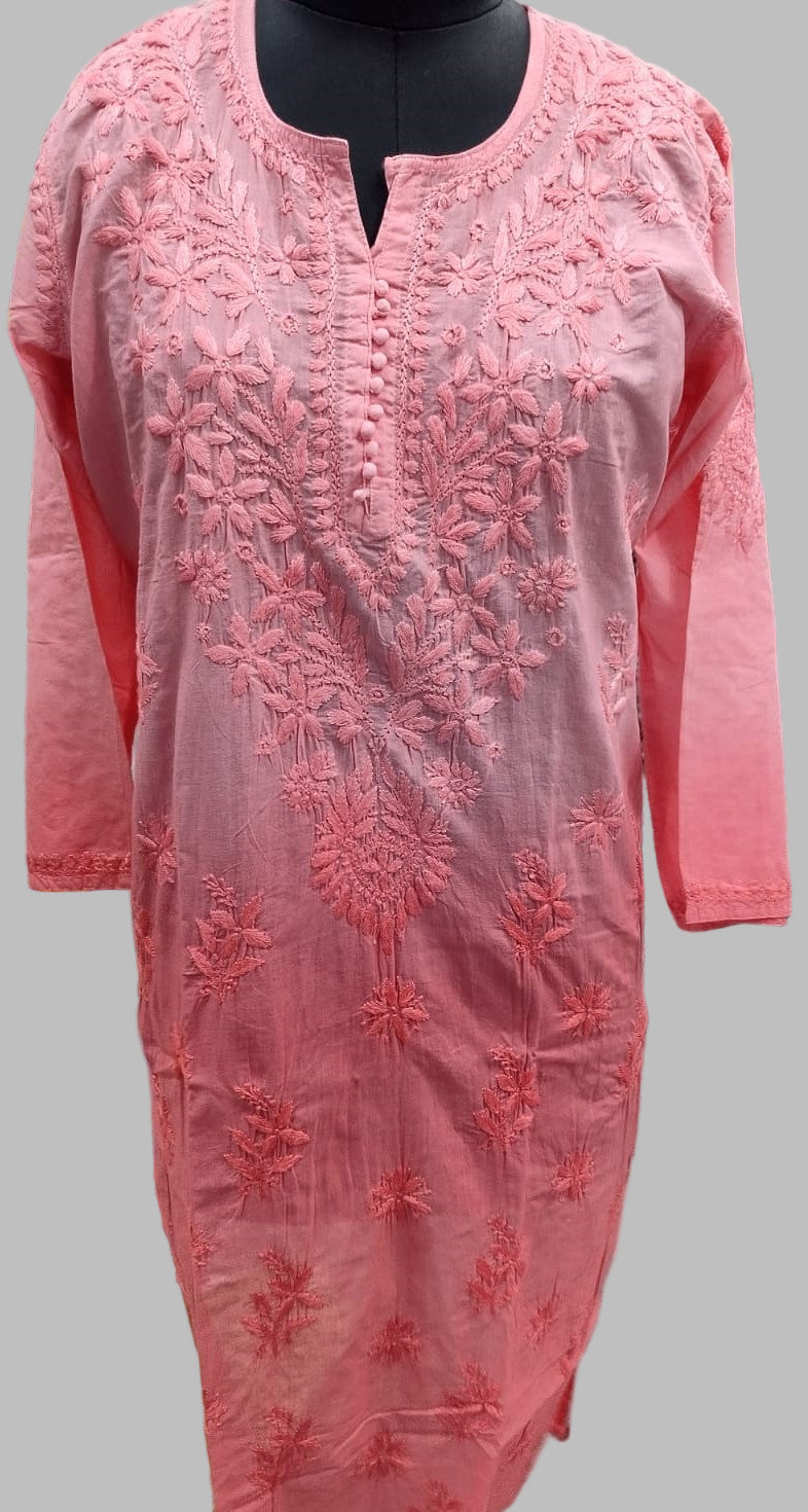 Mul cotton ombre kurta