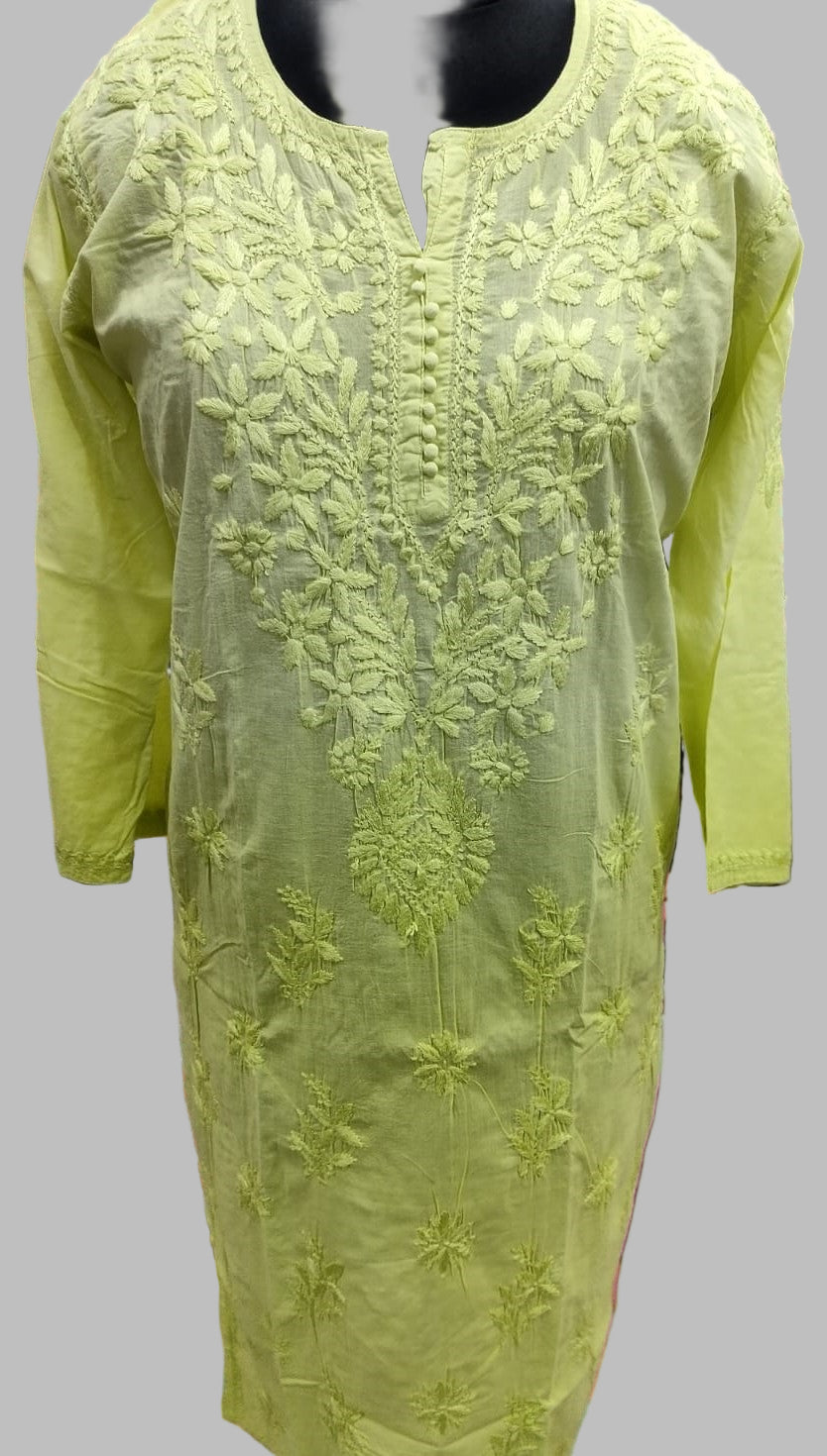 Mul cotton ombre kurta