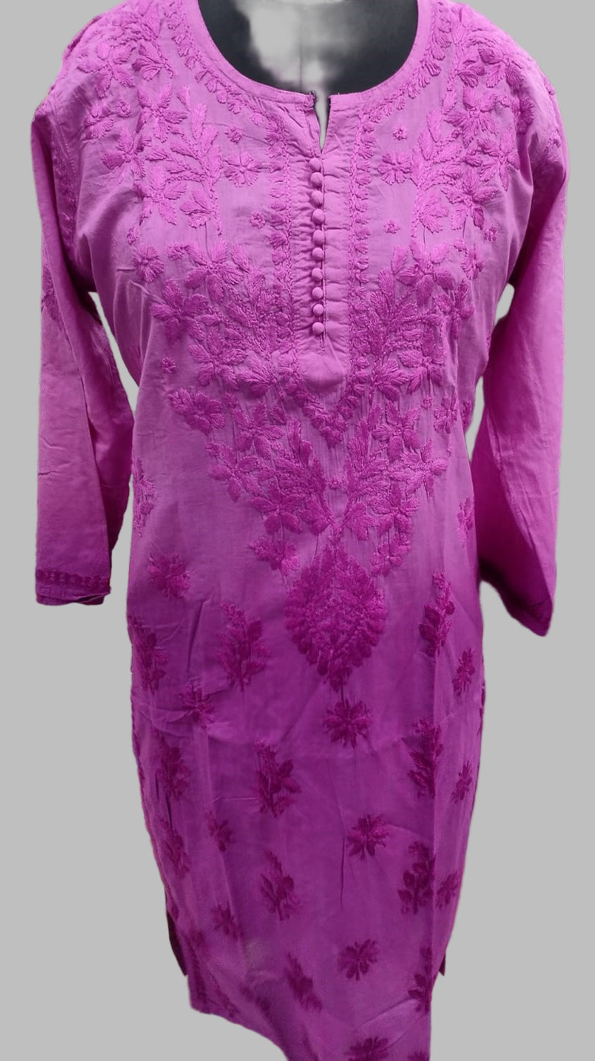 Mul cotton ombre kurta