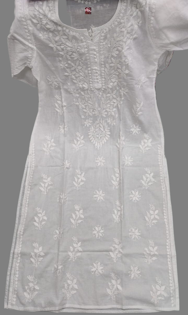 Mul cotton ombre kurta