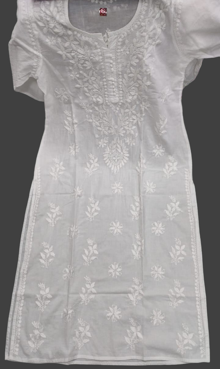 Mul cotton ombre kurta