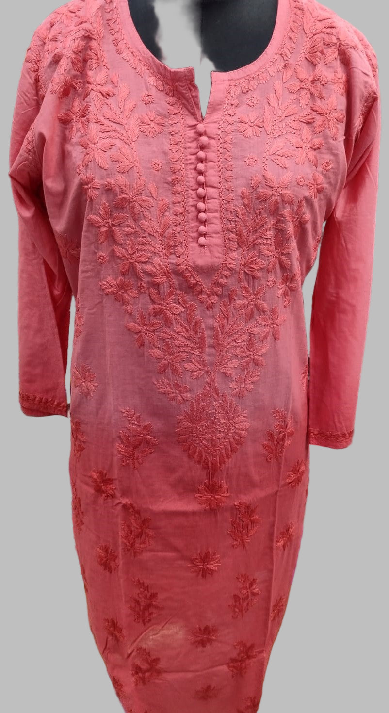 Mul cotton ombre kurta