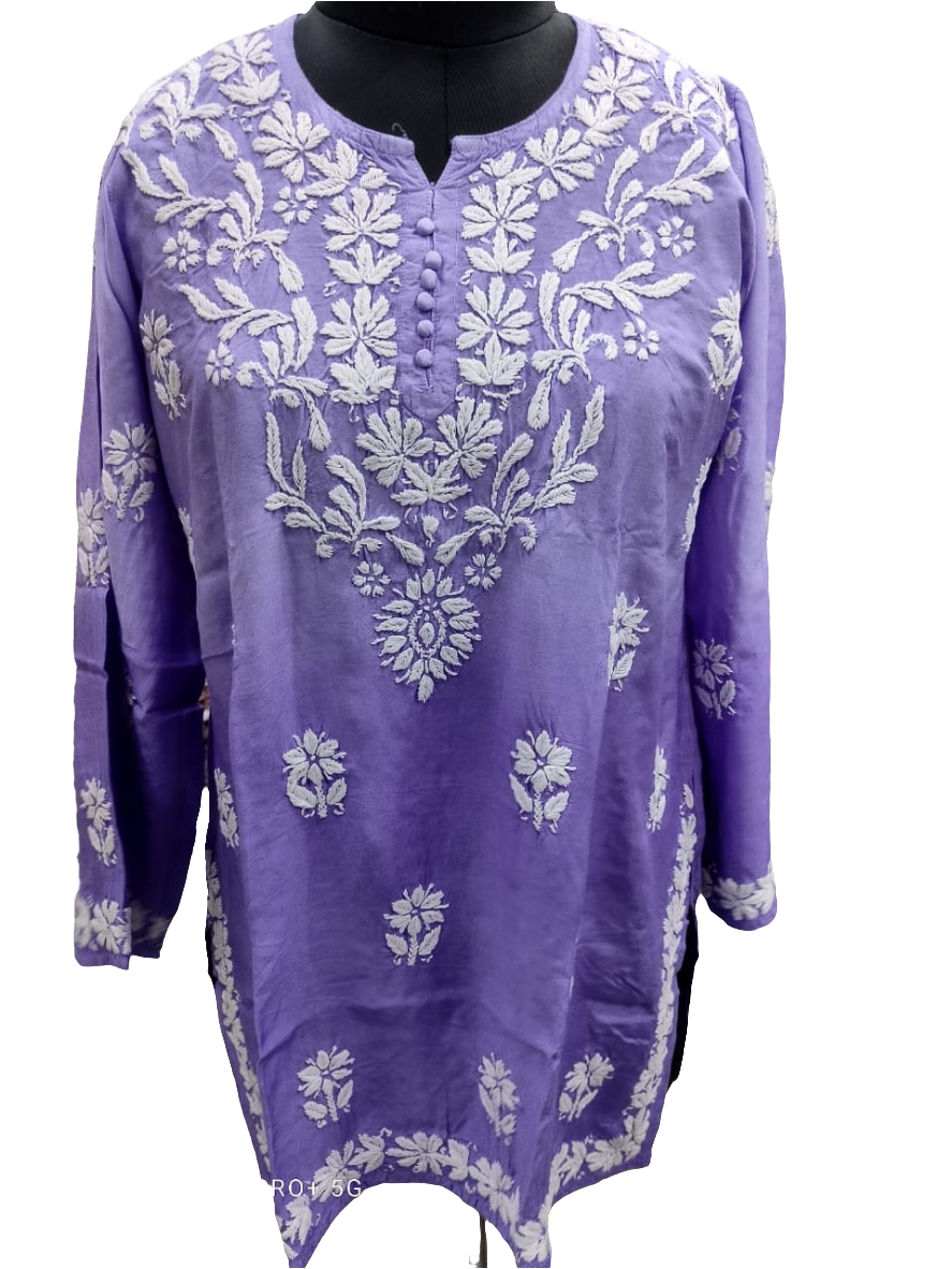 Ombre muslin short kurta