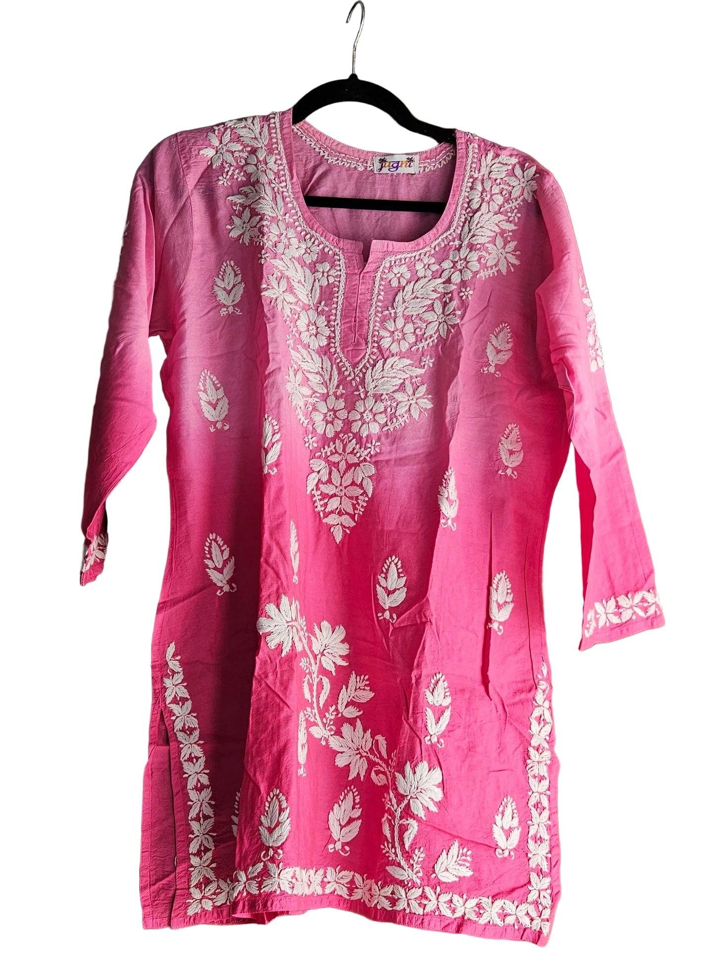 Chanderi ombre short tops