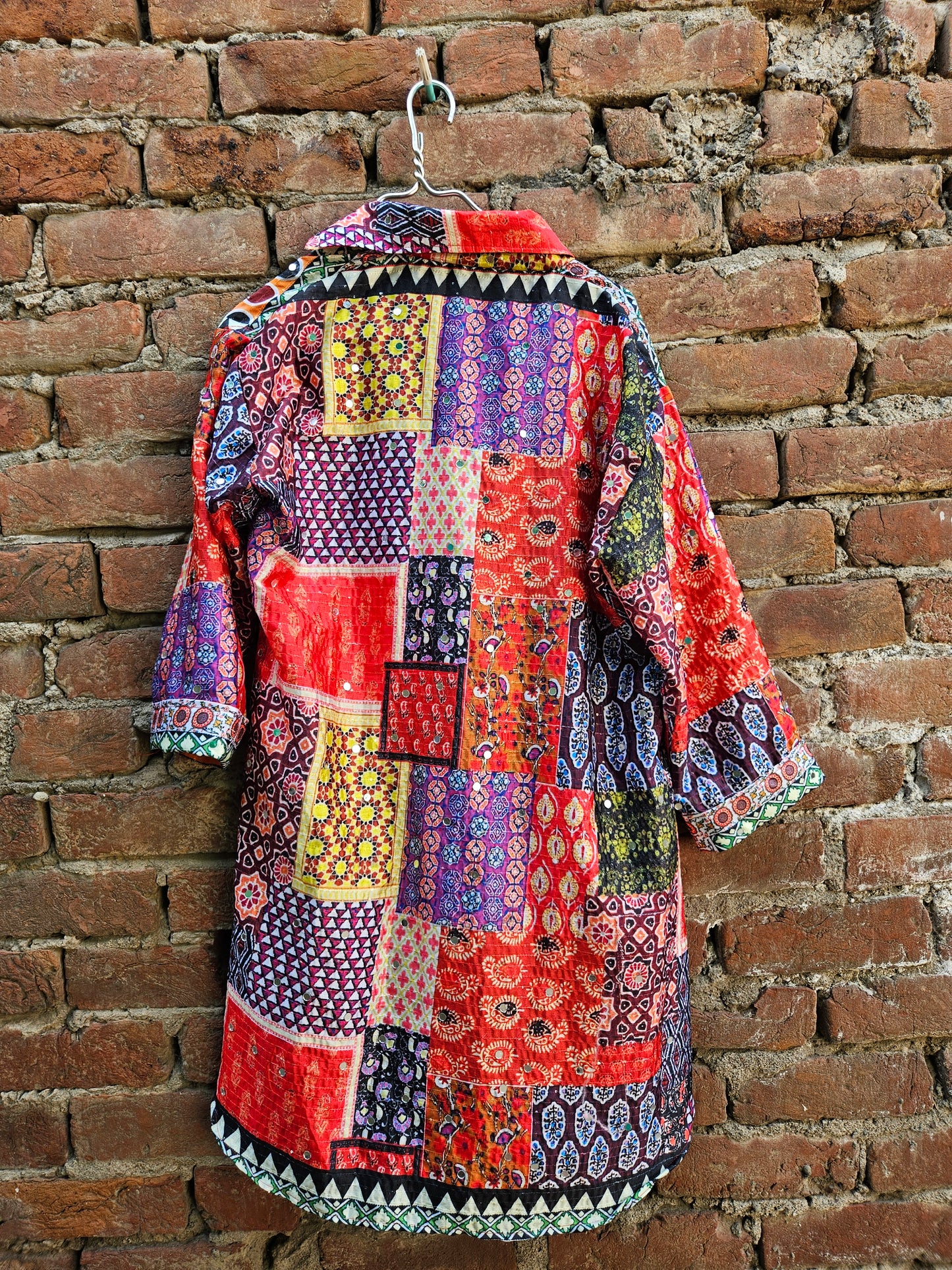 Viva Pop Mirror Shrug/Shirt Dress