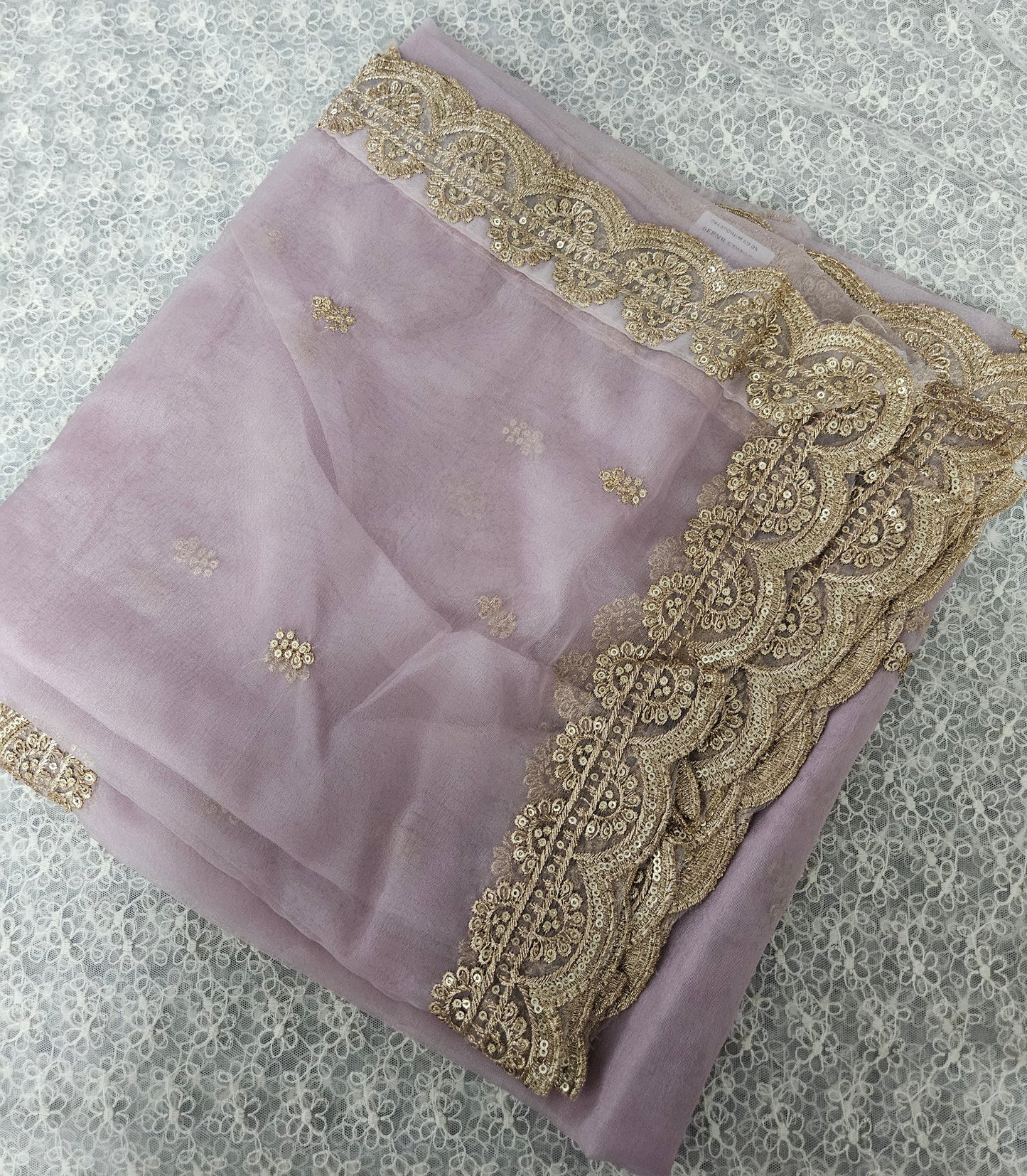 Nazakat organza zari work dupatta