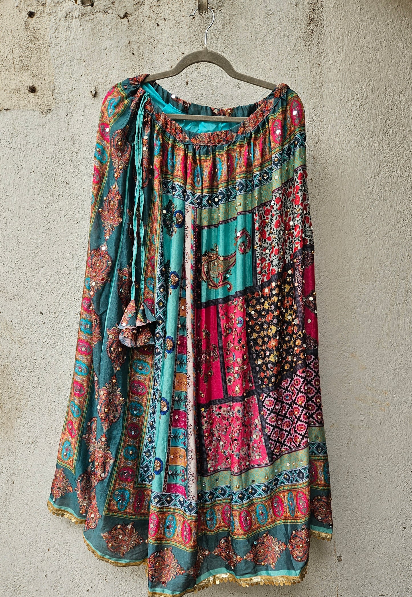Mirror work skirts
