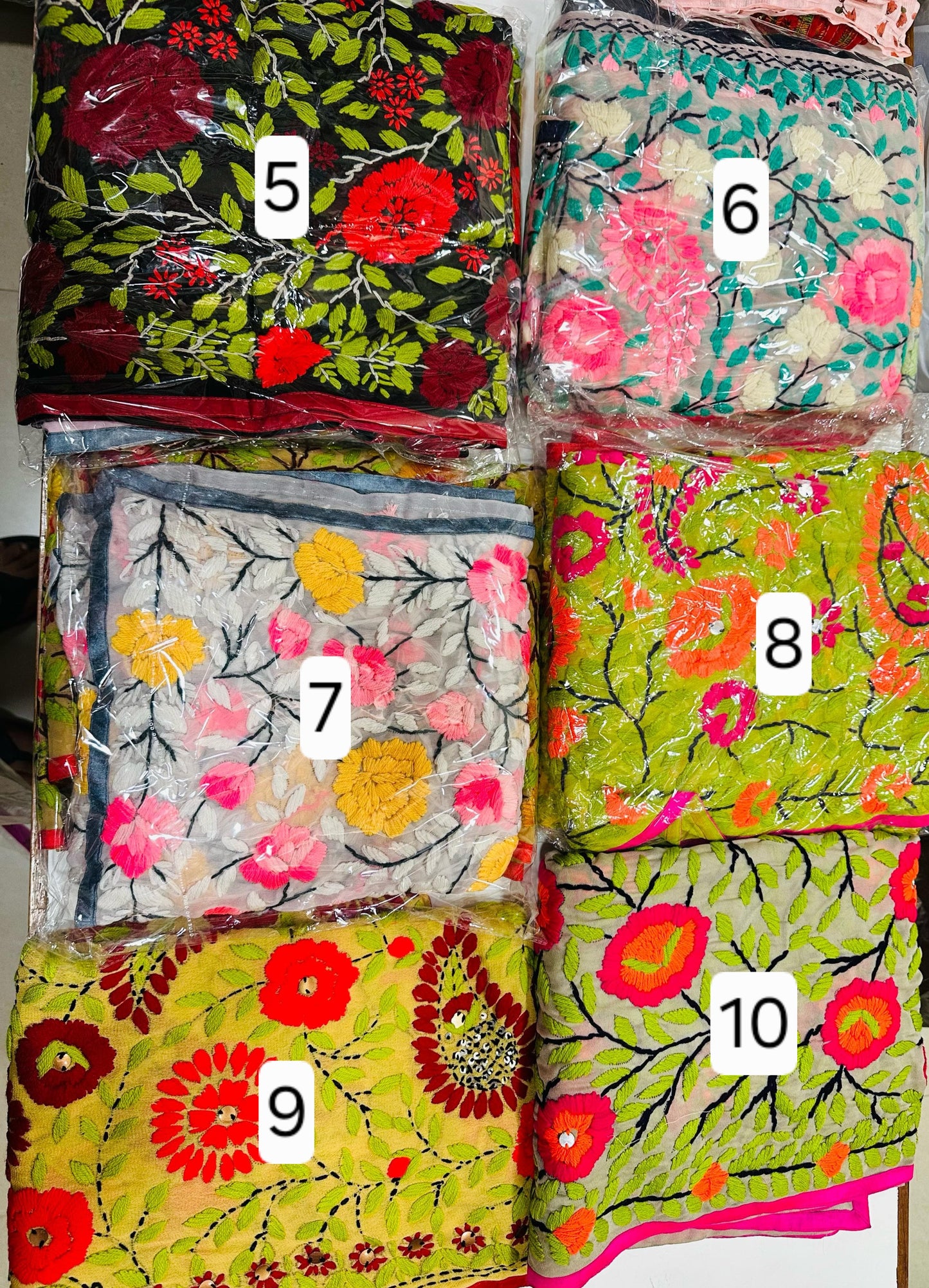 Phulkari stole