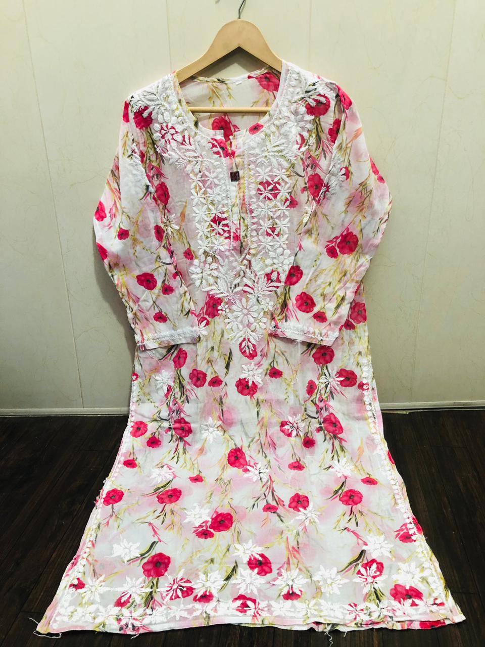 Mul Cotton Long Kurti