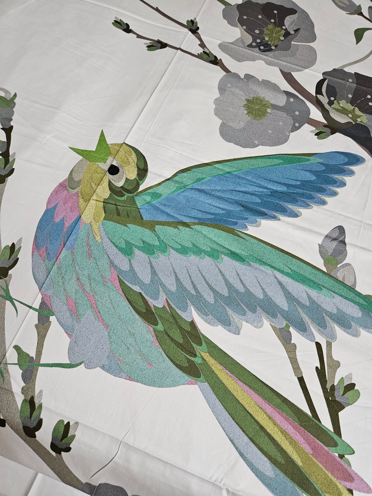 Glazed cotton bedsheets