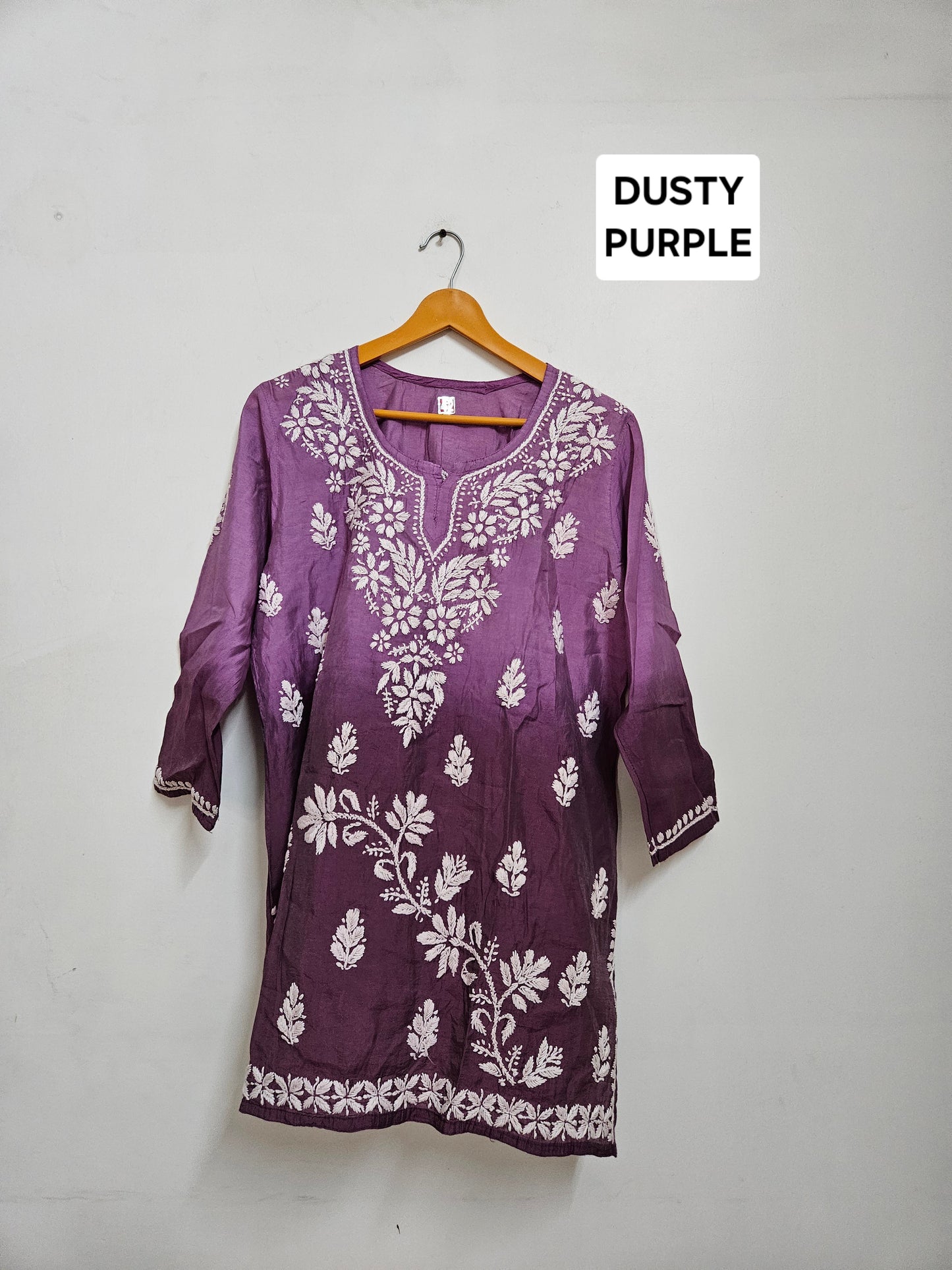 Chanderi ombre short tops