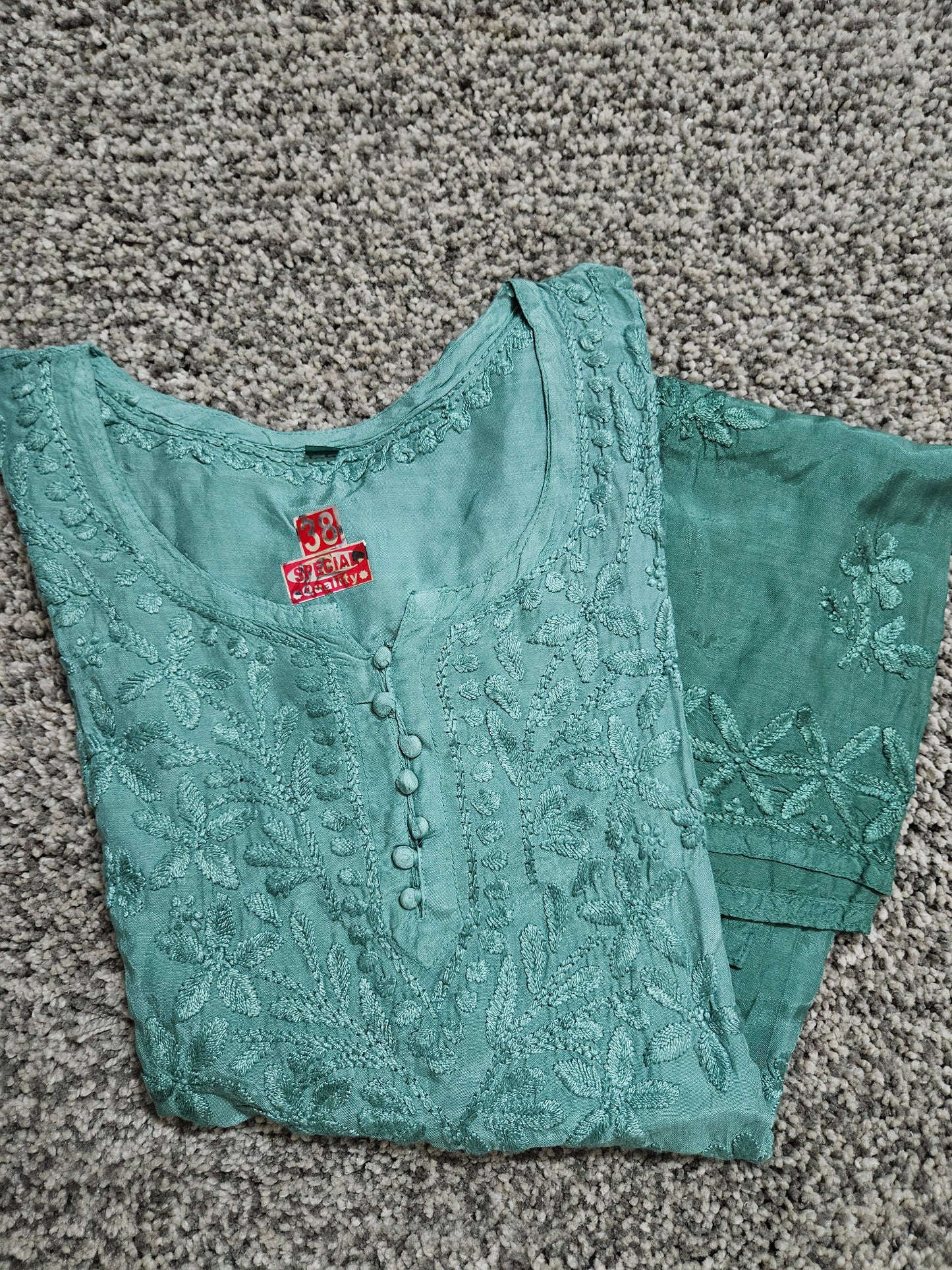 Ombre muslin short kurta