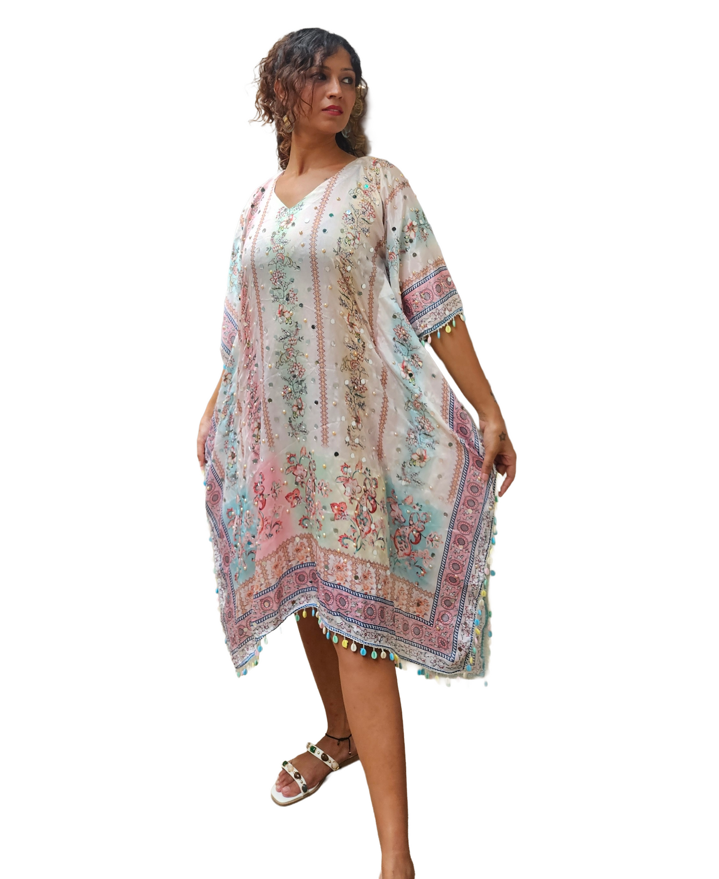 Chamkeeli Kaftan Dress