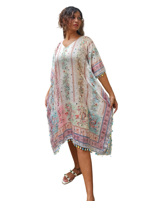 Chamkeeli Kaftan Dress