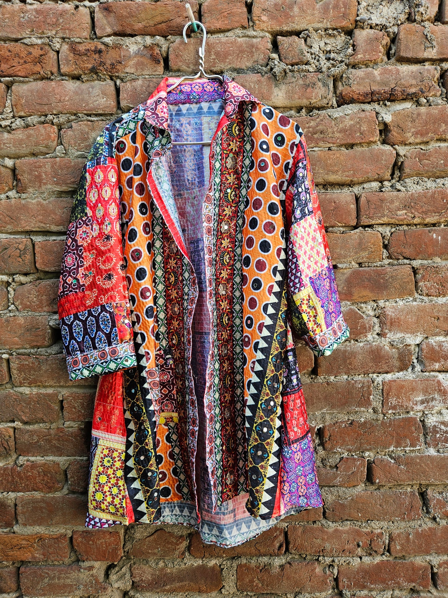 Viva Pop Mirror Shrug/Shirt Dress