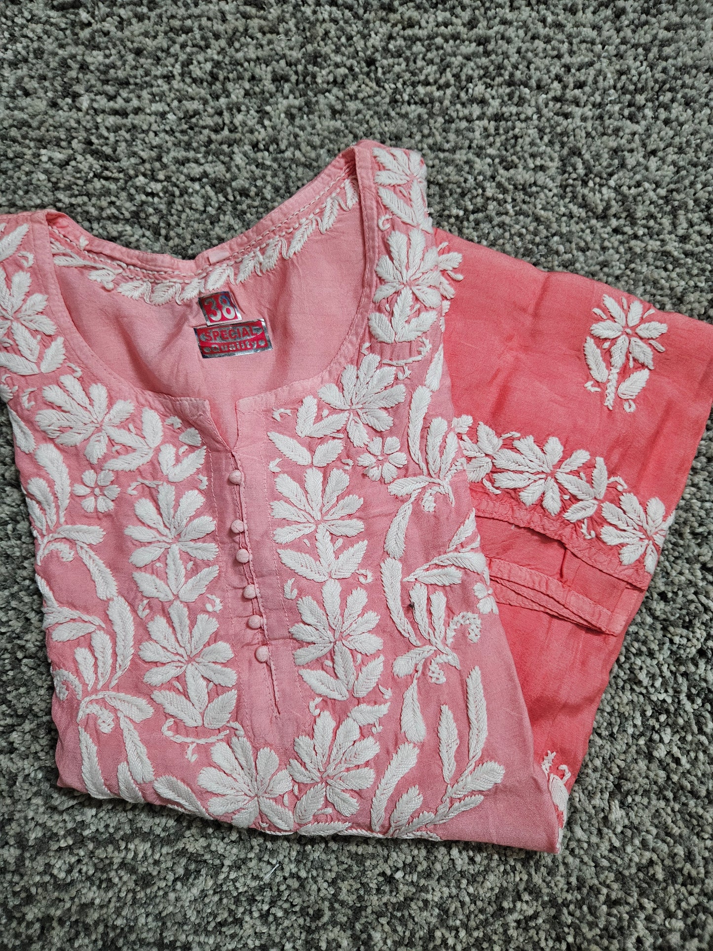 Ombre muslin short kurta