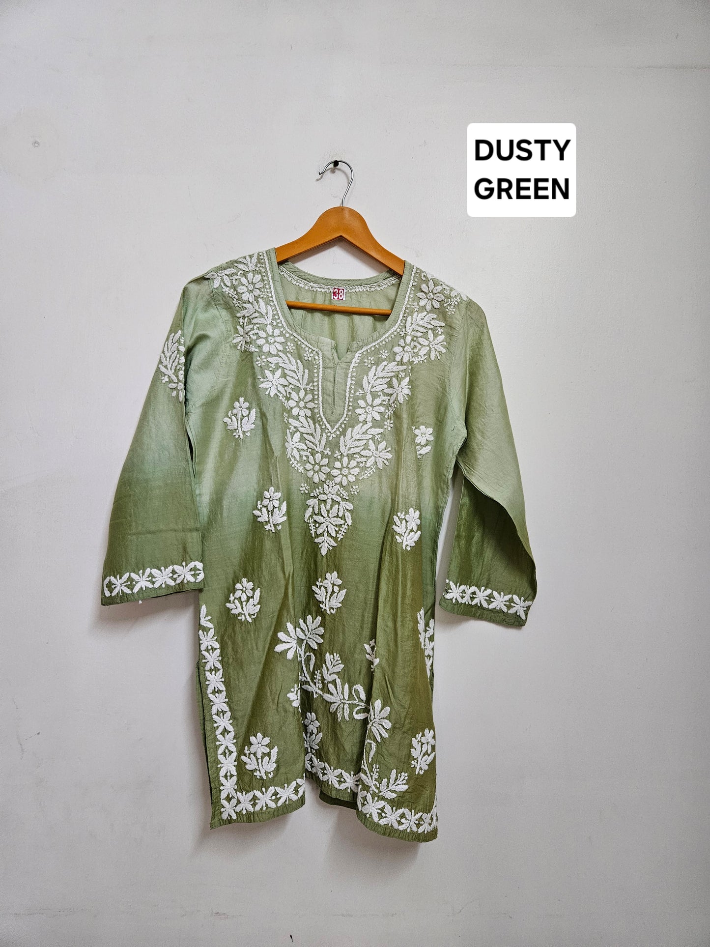 Chanderi ombre short tops