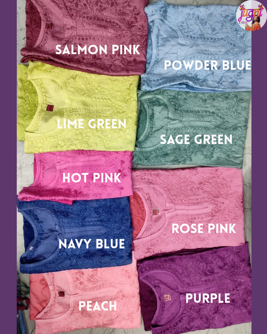 Noor Chanderi Ombre Kurta