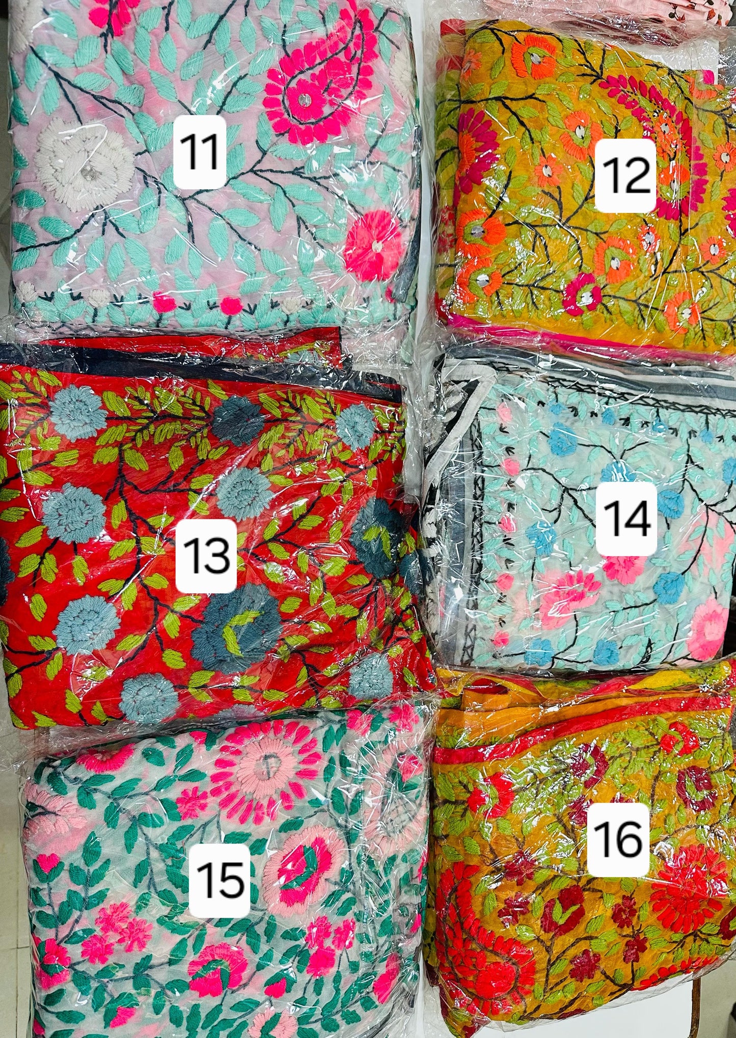 Phulkari stole