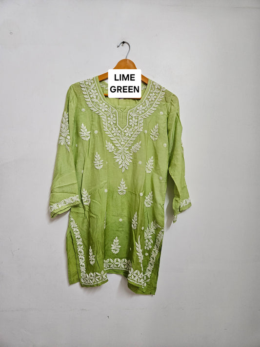 Muslin ombre kurta