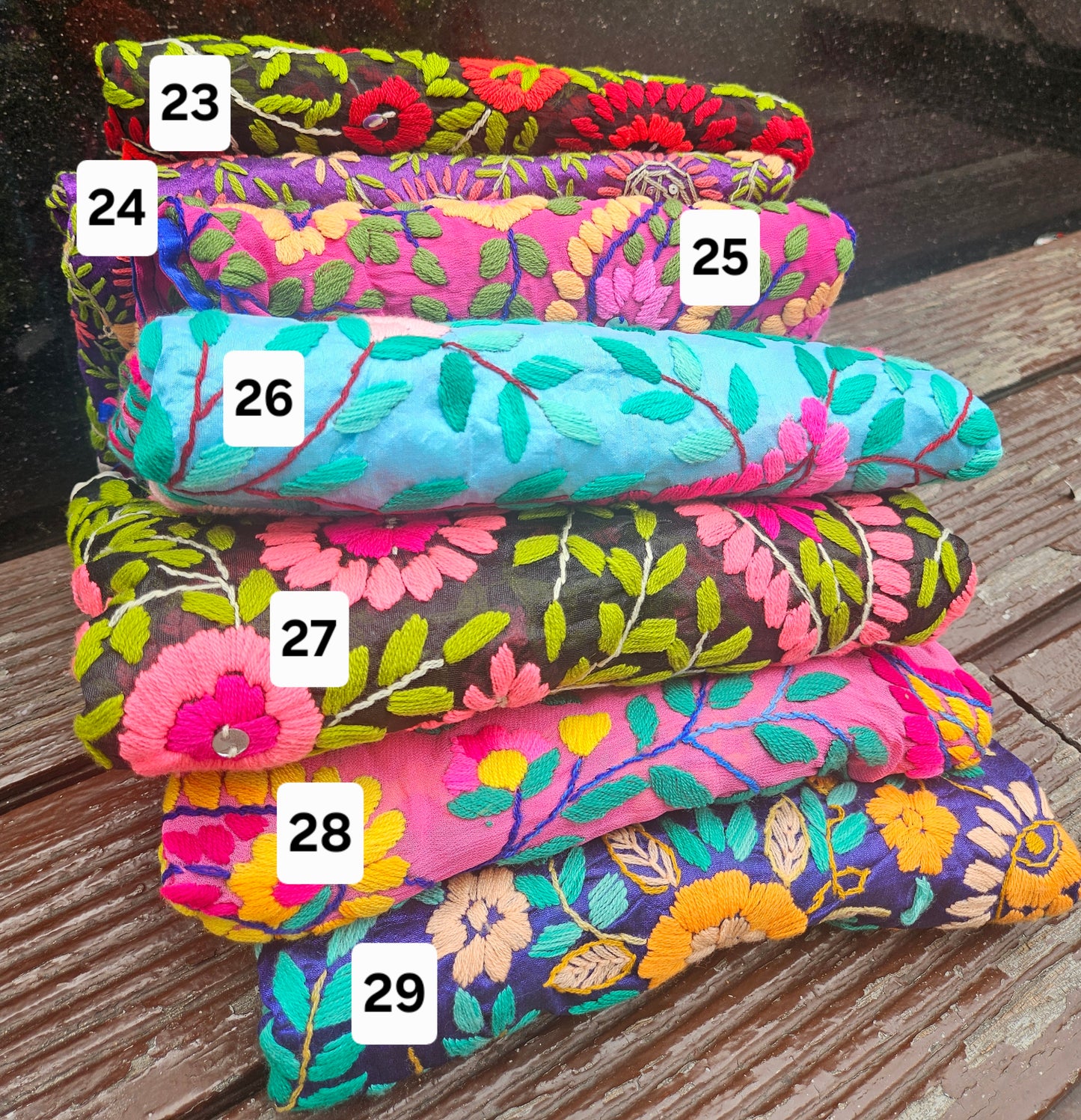 Phulkari stole