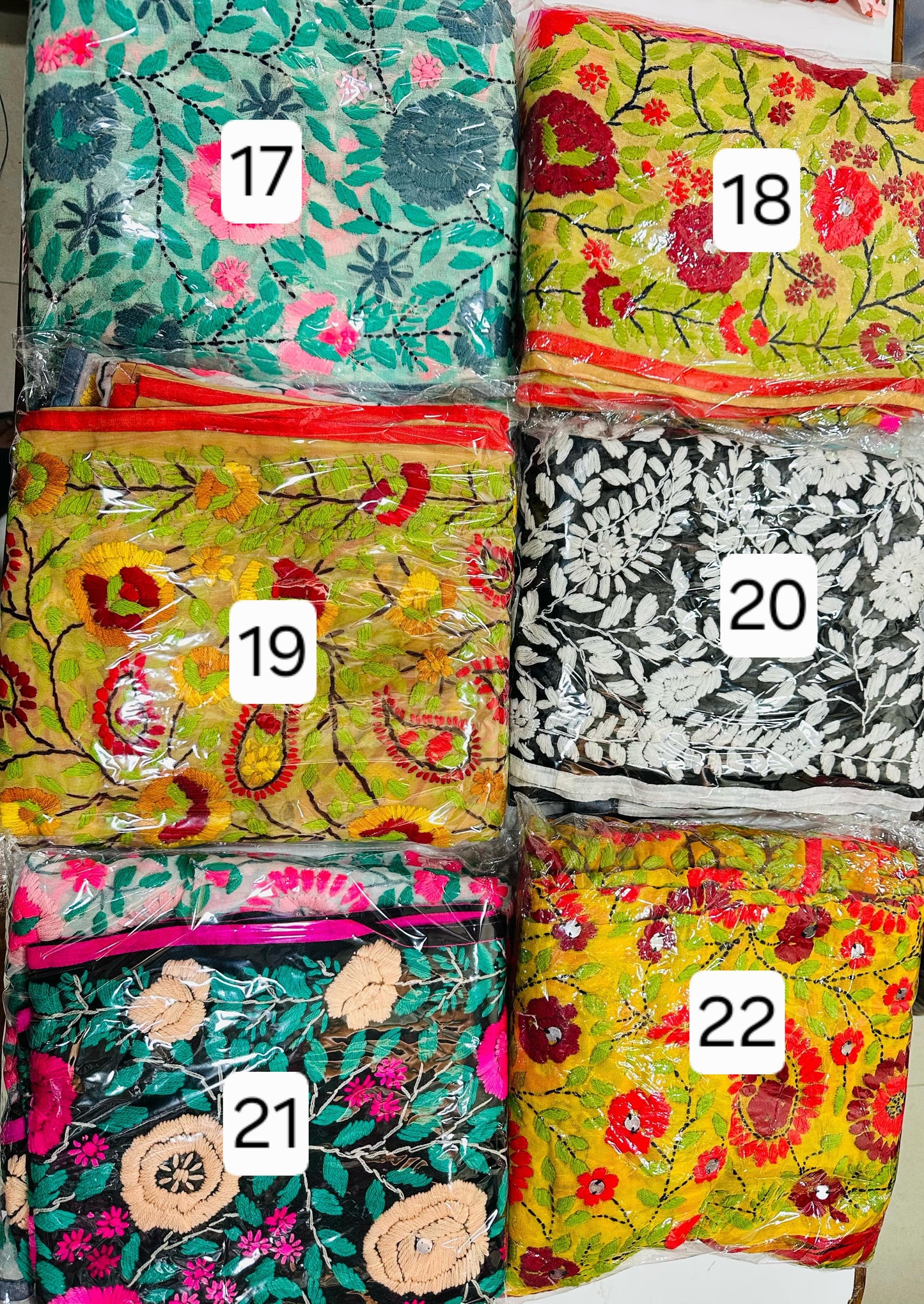 Phulkari stole