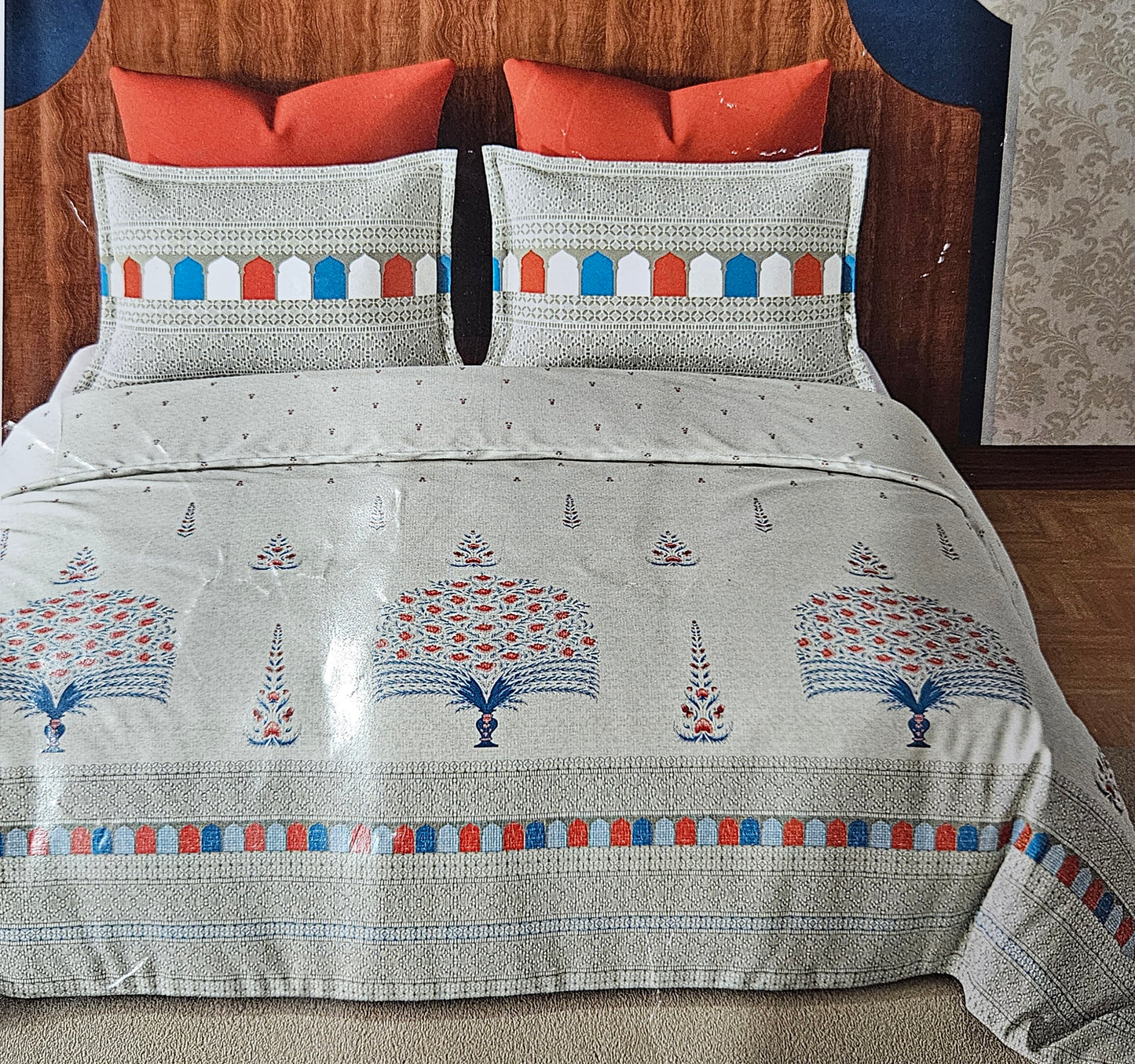 Rajastani cotton bedsheets